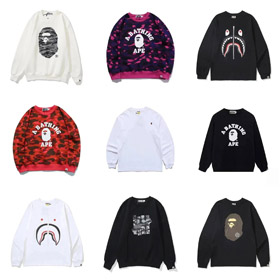 Bape Letter Print Fashion Sweatshirt-4412  